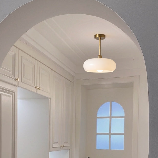 Elegant Vintage Round Glass Ceiling Lights