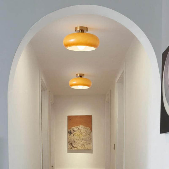 Elegant Vintage Round Glass Ceiling Lights