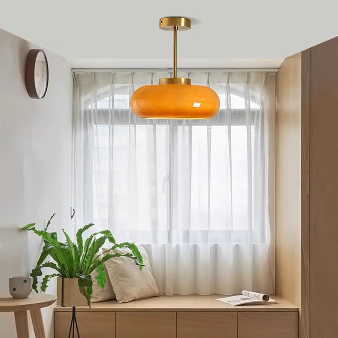 Elegant Vintage Round Glass Ceiling Lights
