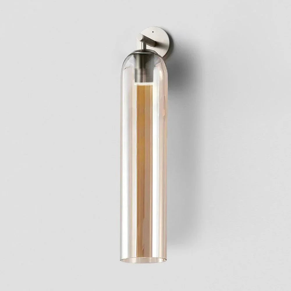 Modern Glass Wall Sconce Lighting with Customizable Shades for Elegant Ambient Illumination