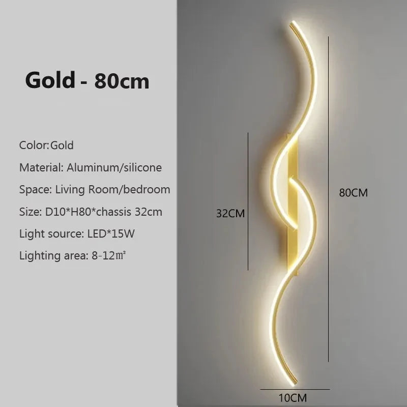 Variant image for Modern Minimalist LED Wall Sconce Lighting – 24-Inch Long Strip Wall Lamp for Bedroom and Living Room-6