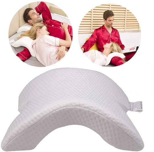 U-Shaped Memory Foam Neck Pillow for Travel and Neck Pain Relief – Ergonomic Neck Support Pillow for Side Sleepers