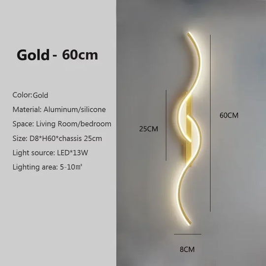 Variant image for Modern Minimalist LED Wall Sconce Lighting – 24-Inch Long Strip Wall Lamp for Bedroom and Living Room-17