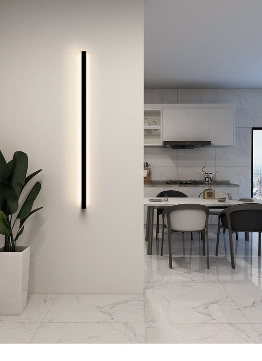 Modern Minimalist LED Wall Lamp Sconce with Adjustable Brightness – Energy-Efficient Aluminum Lighting Solution