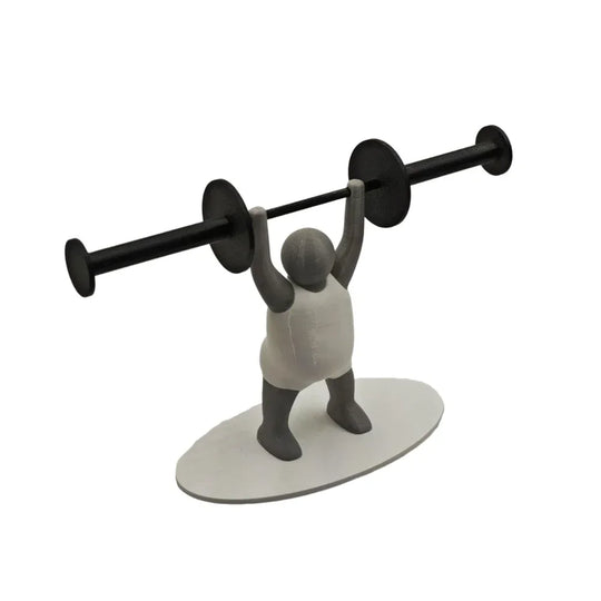 Weightlifter Toilet Paper Holder | Unique and Memorable | Conversation Piece
