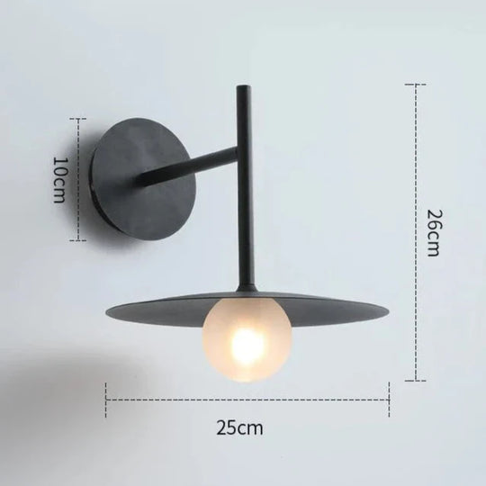 Modern Adjustable Wall Light - Iron and Glass Bedside Sconces in Black, Grey, and White, Perfect for Elegant Ambiance