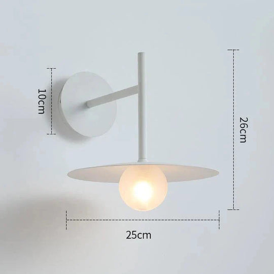 Variant image for Modern Adjustable Wall Light - Iron and Glass Bedside Sconces in Black, Grey, and White, Perfect for Elegant Ambiance-3