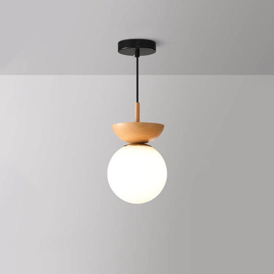 Variant image for Japanese Style LED Ceiling Lamp with Adjustable Color Temperature - Elegant Ceiling Light Fixture for Dining Room and Living Spaces-3