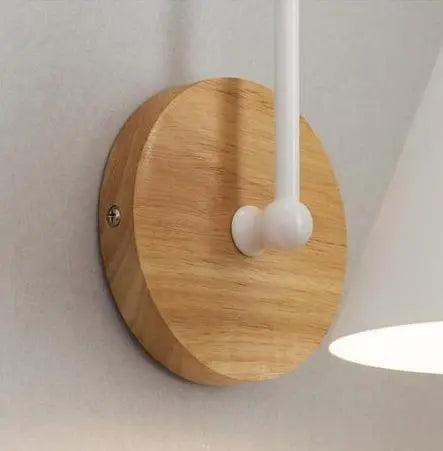 Modern Nordic Wall Lamp Sconce – Sleek Black, White, or Gray Design for Warm Ambient Lighting