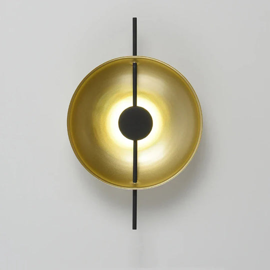 Nordic Modern Wall Sconce - Dimmable Wall Light in White, Black, Gold - Sleek Metal and Glass Design