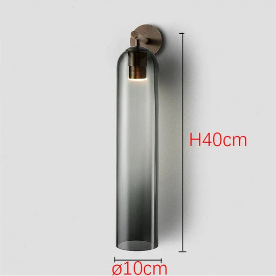 Variant image for Modern Glass Wall Sconce Lighting with Customizable Shades for Elegant Ambient Illumination-3