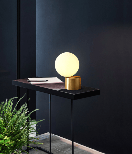 Touch Control Table Lamp with Unique Golden Finish – Stylish Bedside or Desk Lamp for Modern Home Decor