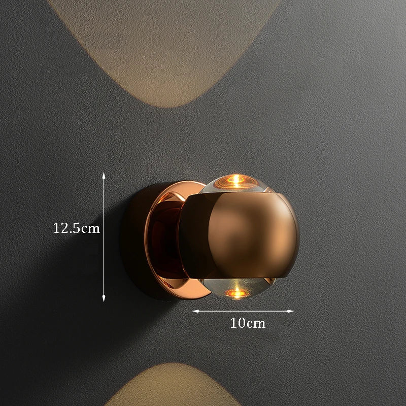 Variant image for Modern Brass Wall Lamp with Adjustable Directional Lighting – Elegant Sconce Light for Home Décor-2