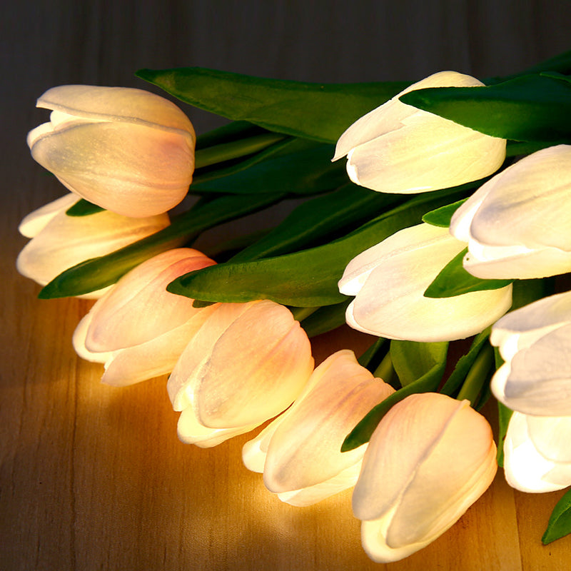 Elegant Tulip Night Light with LED Glow – Faux Flower Mood Lamp for Cozy Ambiance