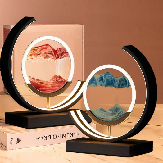 Beautiful Sand Lamp | Easily Customizable | LED Bulb | Soothing Light