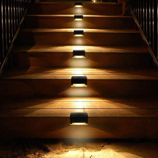 Variant image for Solar Waterproof Outdoor Stair Lights with Dusk to Dawn Sensor – Energy-Efficient LED Solar Lights for Garden and Patio-3