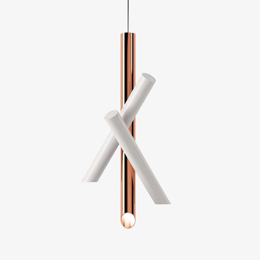 Modern Black Pendant Light for Kitchen Island – Adjustable Height Aluminum Tube Design with Integrated LED