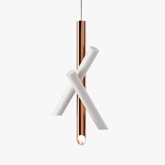 Modern Black Pendant Light for Kitchen Island – Adjustable Height Aluminum Tube Design with Integrated LED