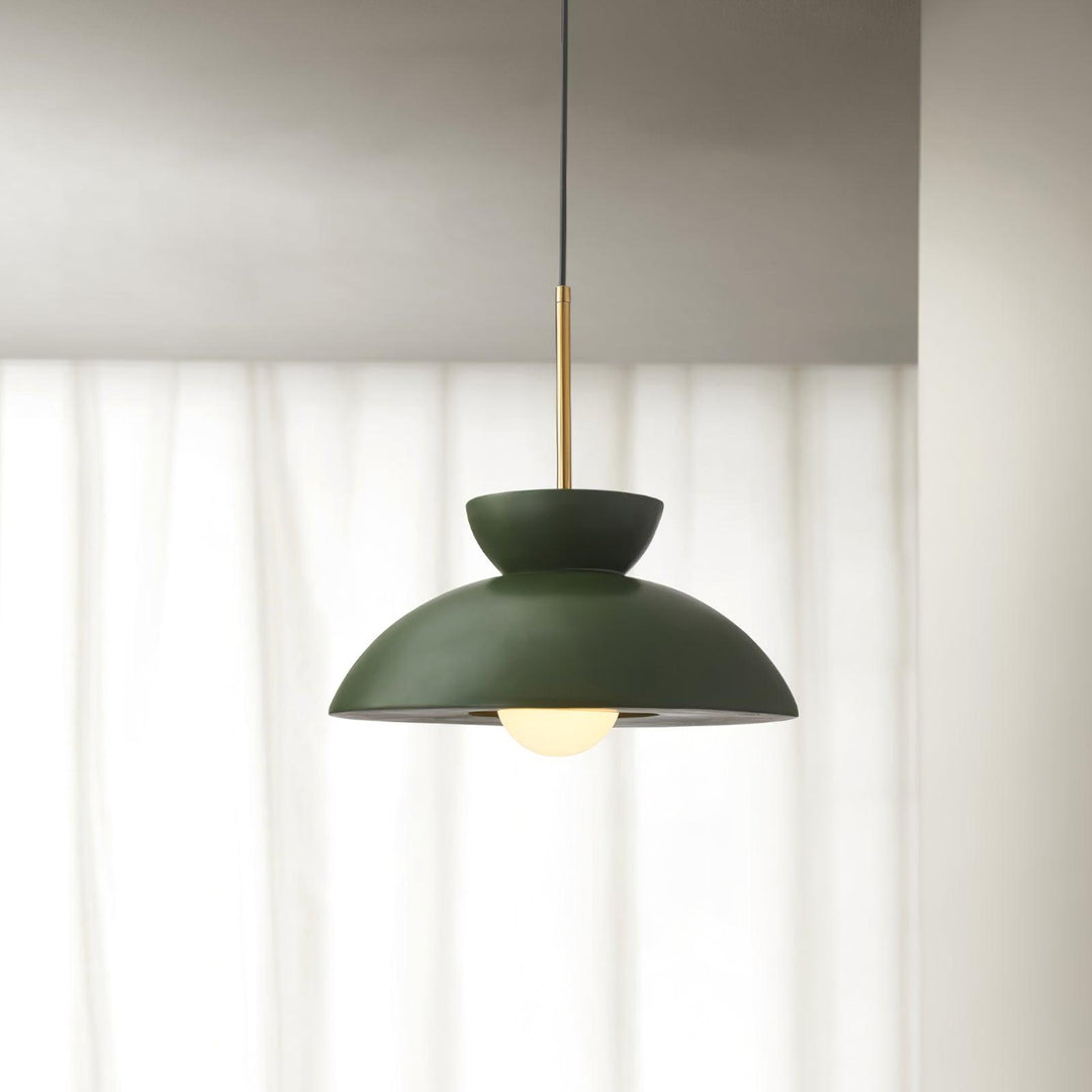 Variant image for Modern Black Pendant Lamp – Unique Resin Ceiling Light for Kitchen and Dining Room – Adjustable Height Hanging Lighting-2