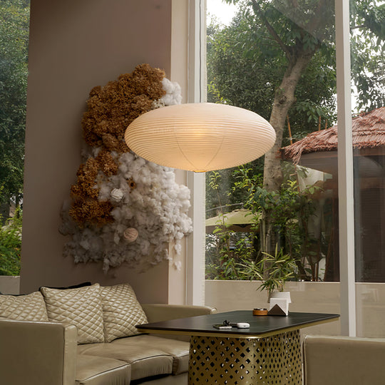 Handmade Washi Paper Pendant Light – 50cm & 60cm Indoor Swag Light for Cozy Ambiance
