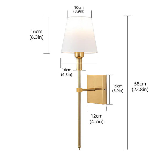 Rechargeable and Wireless Metal Wall Light (2 Pack)