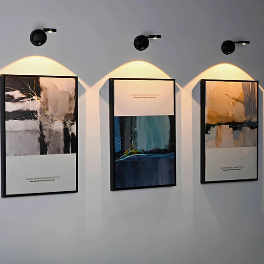 Wireless LED Motion Spotlight with 360° Rotation, Dimmable Light & Easy Installation – Versatile Indoor Lighting
