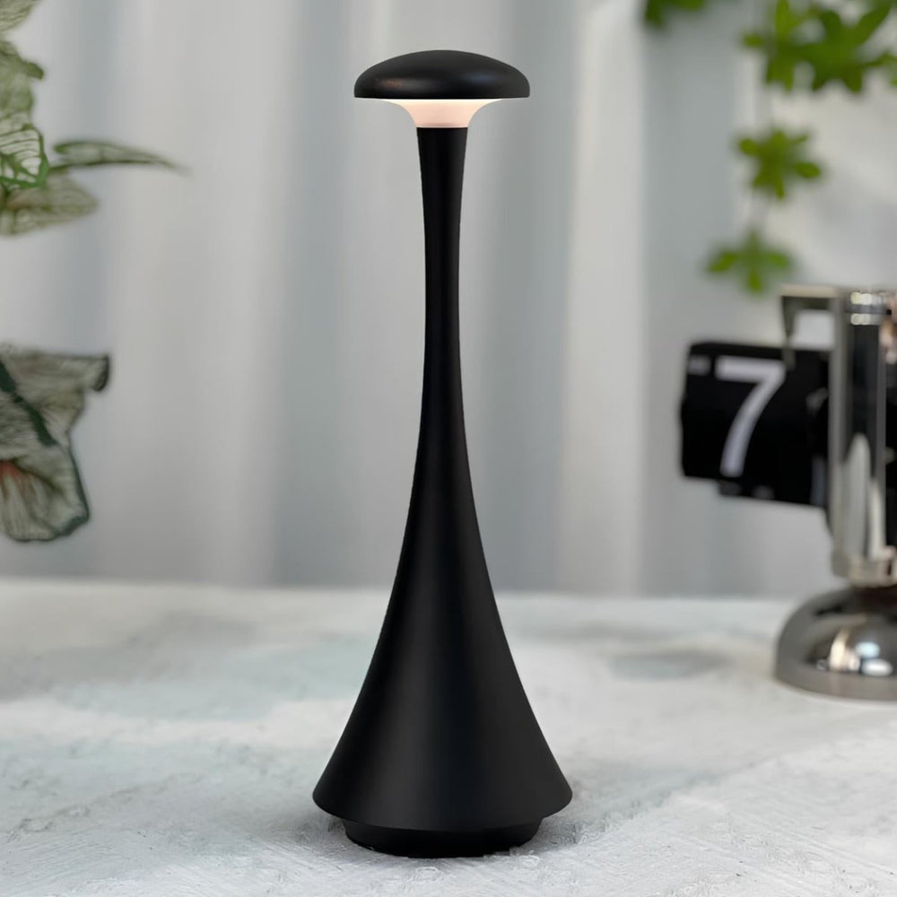 Modern Dimmable Touch Control Table Lamp – Rechargeable Aluminum Design with Adjustable Brightness and Versatile Lighting Colors