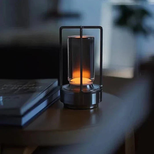 Elegant Waterproof Crystal Table Lamp – Dimmable Battery Operated Cordless Design for Indoor and Outdoor Use