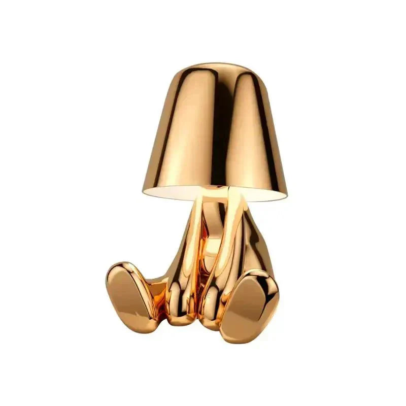 Portable Thinking Table Lamp | Unique Design| Wireless and Rechargeable