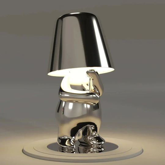 Portable Thinking Table Lamp | Unique Design| Wireless and Rechargeable