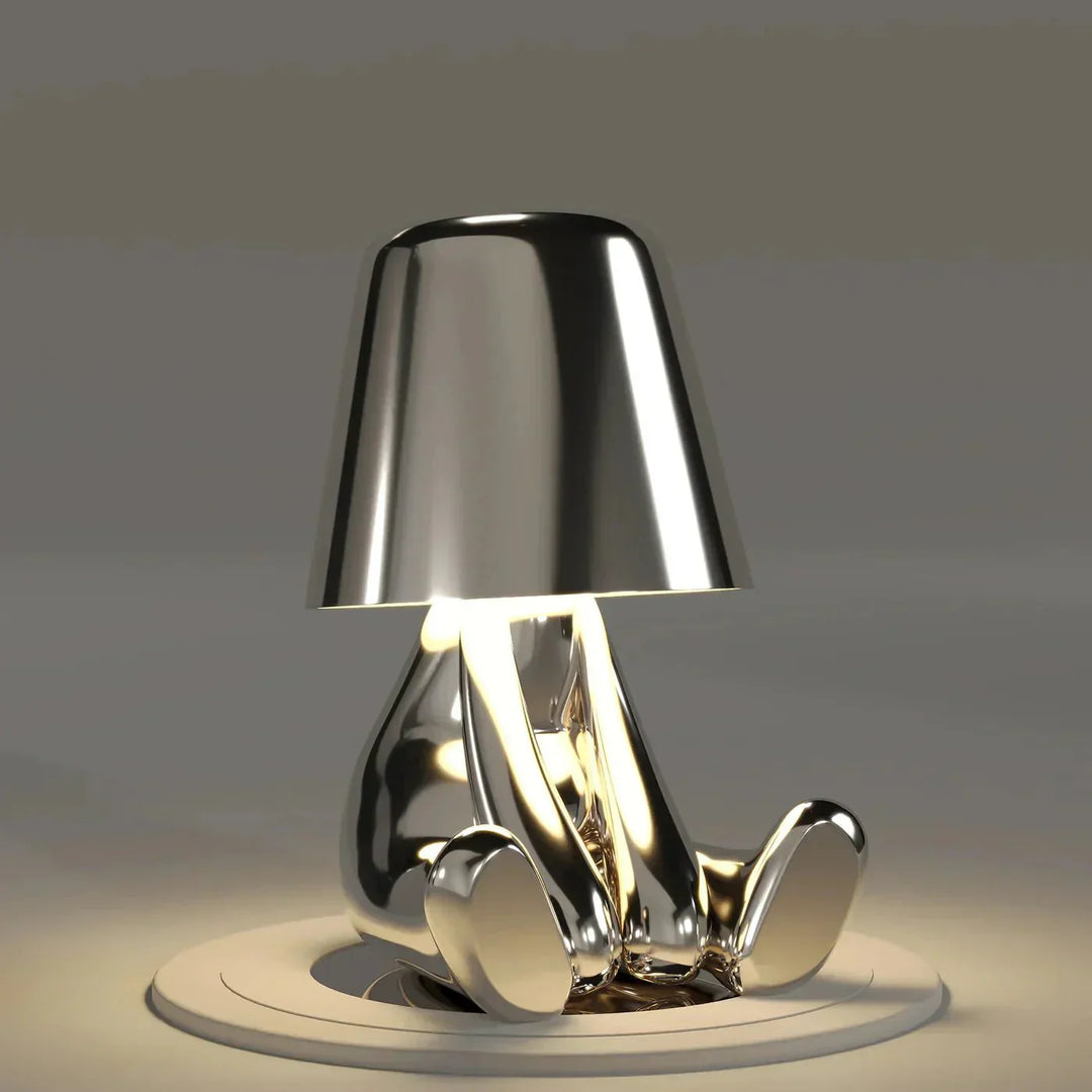 Portable Thinking Table Lamp | Unique Design| Wireless and Rechargeable