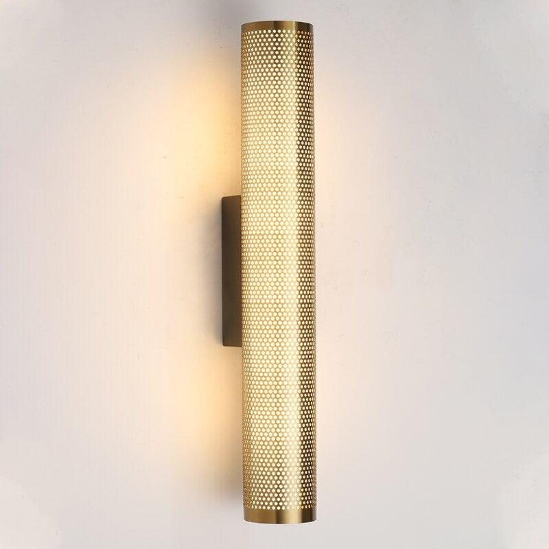 Elegant Gold Wall Sconce - Hardwired Bathroom Light for Modern Home Decor