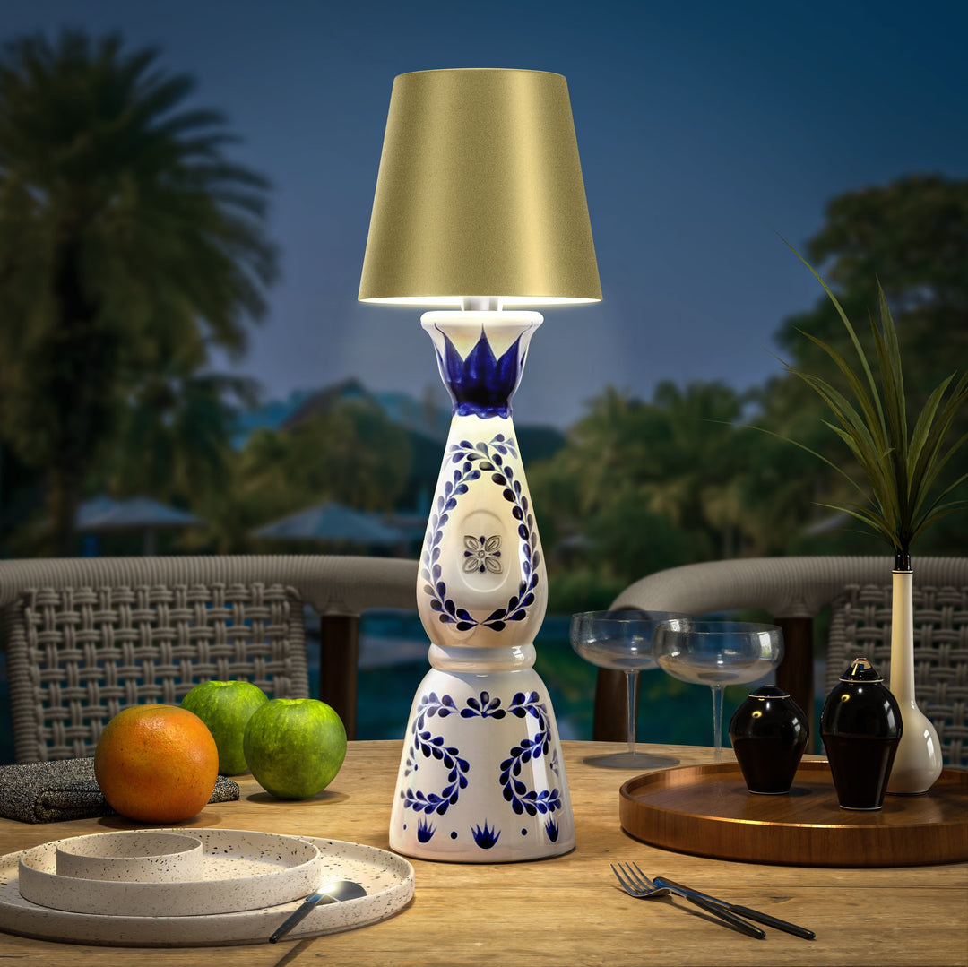 Wireless Bottle Lamp | Rechargable | Portable + Versatile | Touch Control