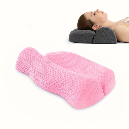 Ergonomic Neck Pillow, Contemporary Style, Adjustable Cervical Support for Shoulder & Cervical Pain Relief