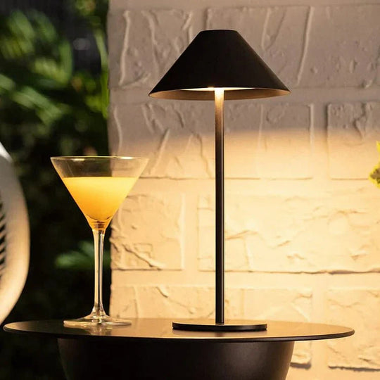 Wireless Waterproof Cordless Table Lamp with Touch Dimming and 400 Lumens – Rechargeable Battery Operated Indoor/Outdoor Lighting