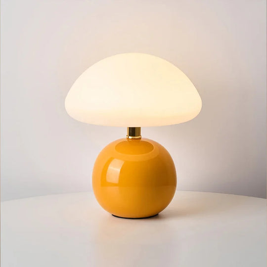 French Style | Ceramic Mushroom Table Lamp