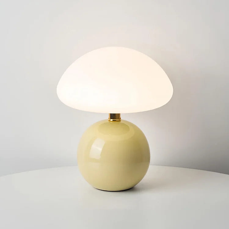 French Style | Ceramic Mushroom Table Lamp