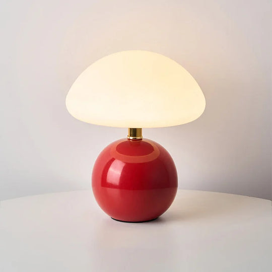 French Style | Ceramic Mushroom Table Lamp