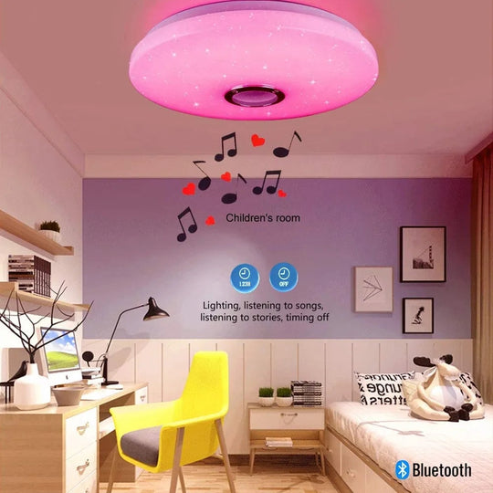 Smart RGB LED Ceiling Lights with Remote Control – Adjustable Lighting for Home Ambiance, Energy Efficient, 26cm/33cm