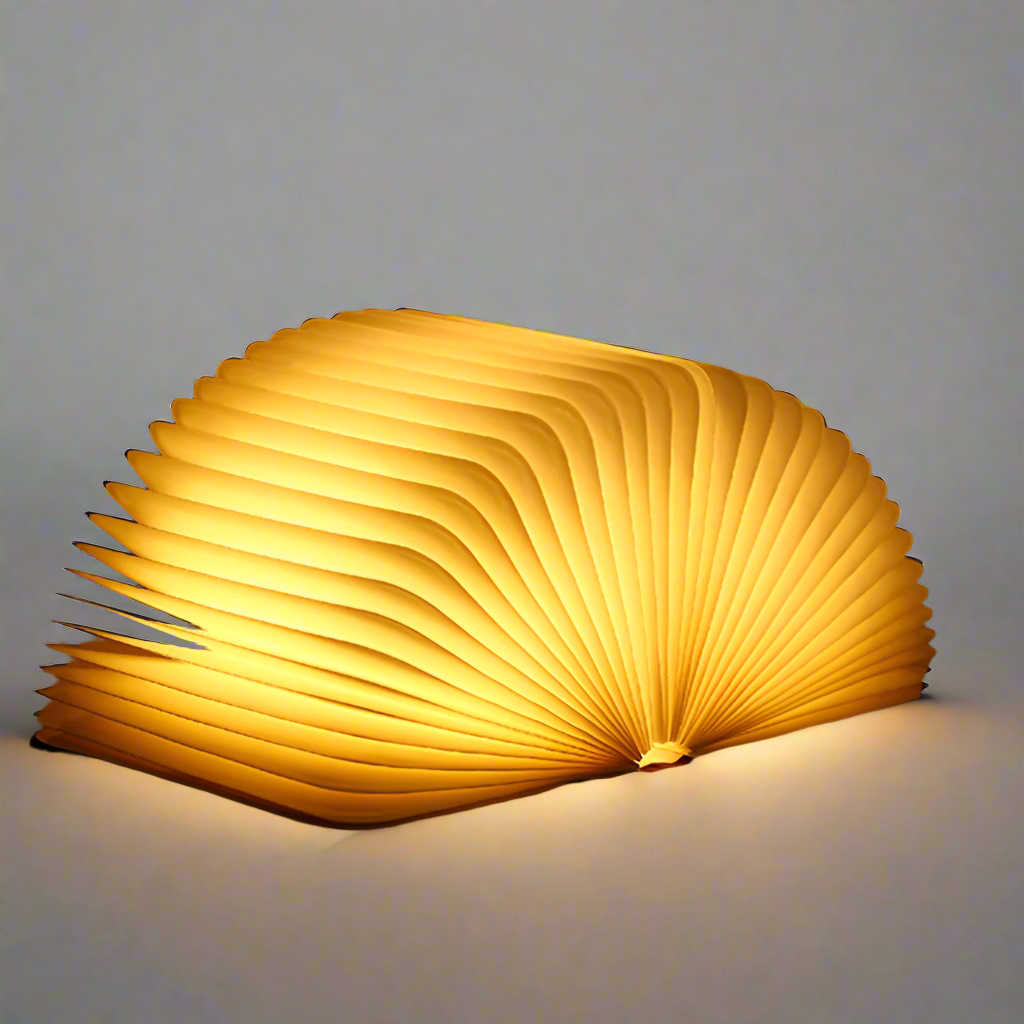 Book-Shaped LED Night Light with Adjustable Brightness – Rechargeable Decorative Lamp for Cozy Reading
