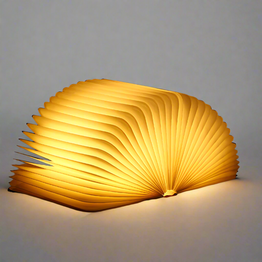 Book-Shaped LED Night Light with Adjustable Brightness – Rechargeable Decorative Lamp for Cozy Reading