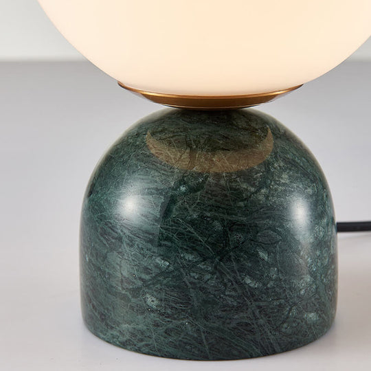 Elegant Minimalist Marble Table Lamp – Soft Lighting for Bedside, Desk, or Living Room