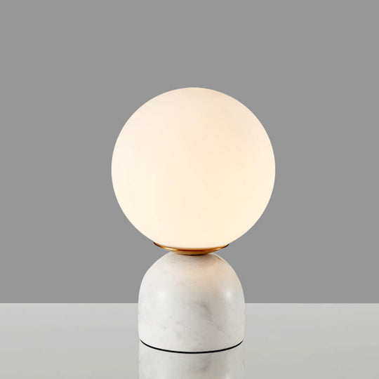 Variant image for Elegant Minimalist Marble Table Lamp – Soft Lighting for Bedside, Desk, or Living Room-2