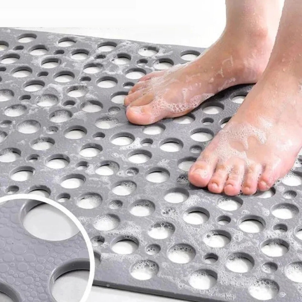 Secure Shower Mat | Non-Slip & Antibacterial | Easily Cleaning and Drying