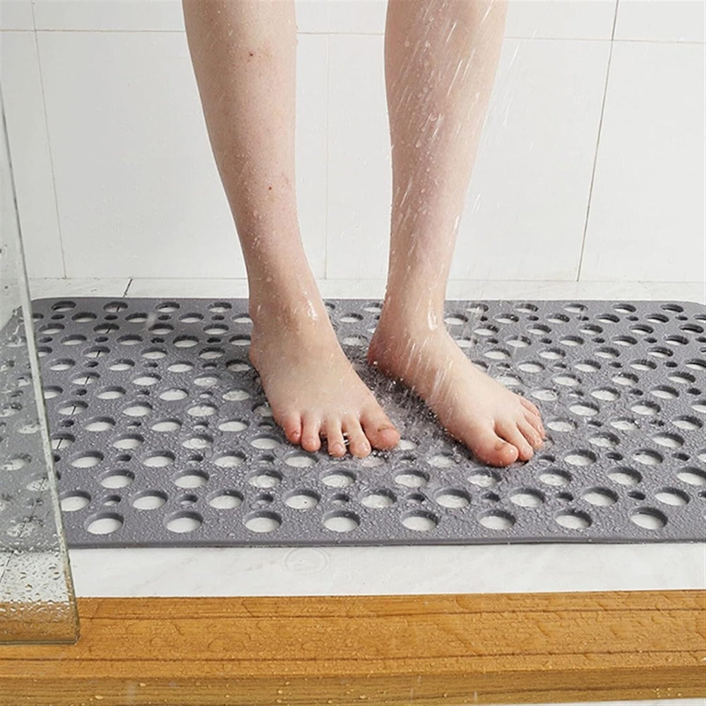 Secure Shower Mat | Non-Slip & Antibacterial | Easily Cleaning and Drying
