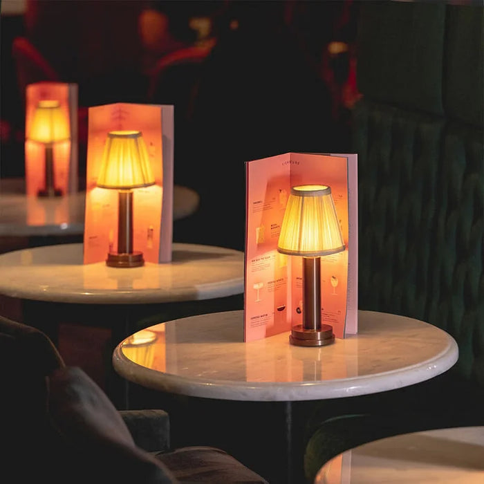 LED Wireless Metal Table Lamp - Modern, Portable, Energy-Efficient Lighting