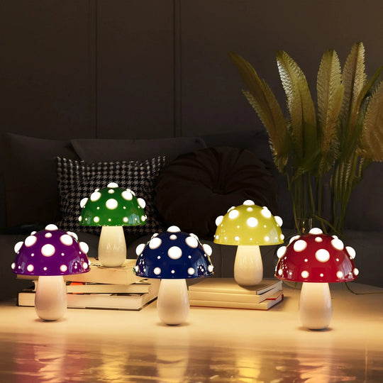 Variant image for Modern Mushroom Design LED Table Lamp – Adjustable Warm White Light, Cordless USB Rechargeable, Elegant Home Decor-6