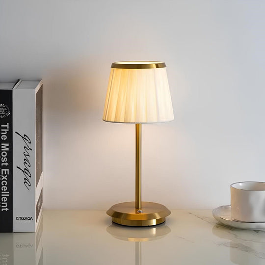 Classic Elegance Table Lamp - Dimmable Cordless Battery Operated Lamp with Waterproof Design for Indoor and Outdoor Use
