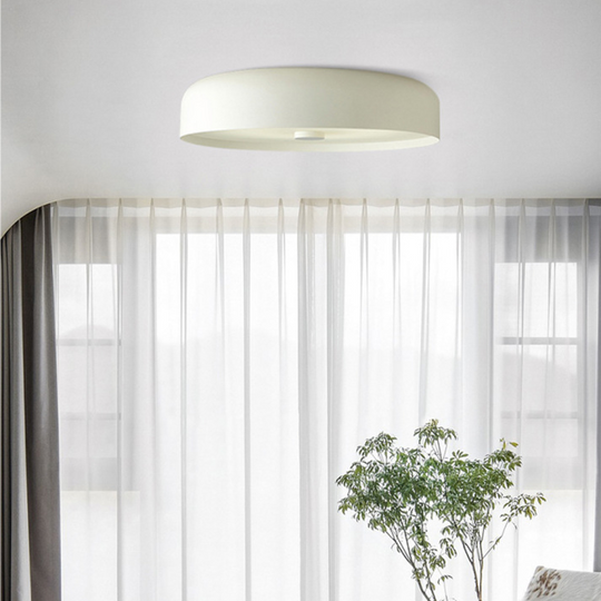 Variant image for Nordic Retro Flush Mount Ceiling Light with LED Technology – Minimalist Design for Cozy Ambiance, Multiple Sizes Available-5