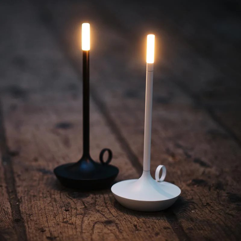 Nordic Candlestick Light | Long Battery Life | Easily Adjustable | Lightweight and Portable